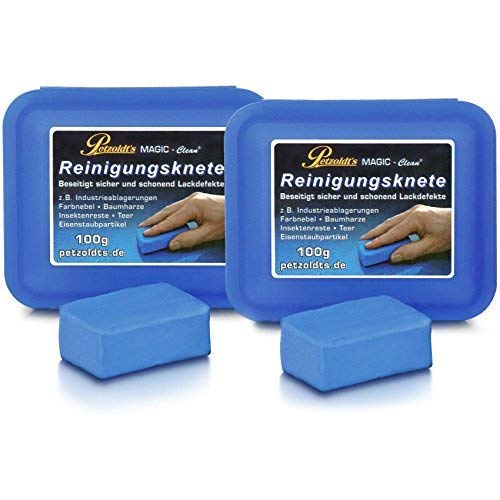 Petzoldt's 2 x 100 Gramm Profi-Reinigungsknete Magic-Clean, Blau