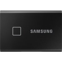 SAMSUNG Portable SSD T7 Touch 2TB extern - PCs, Macs, Android-Geräte, Smart TVs - USB 3.2 Gen.2 metallic black (MU-PC2T0K/WW)