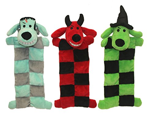 Multi Pet Halloween Loofa Squeaker Mat Dog Toy by