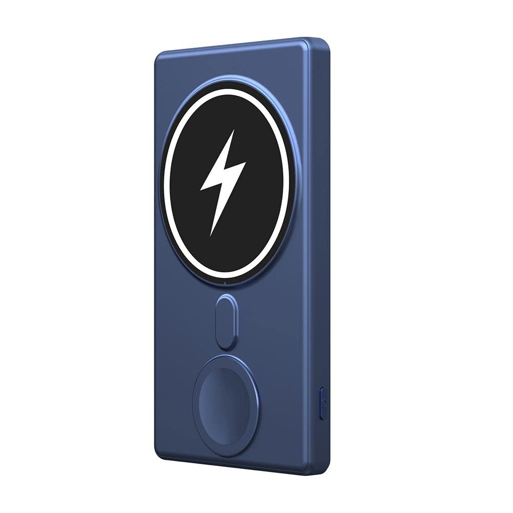 CeFurisy Kabellose Powerbank 3 in 1 magnetische Powerbank - große Kapazität 5000 mAh - kompatibel für iPhone und iwatch