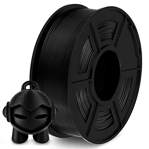 SUNLU Carbon Fiber PLA filament 1kg 1.75mm 3D Printer Filament, Dimensional Accuracy +/- 0.02 mm, 1kg Spool, 1.75 mm, Carbon Fiber Black