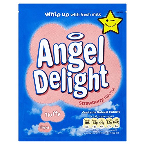 Angel Delight Erdbeer Geschmack - 59g x 12 - 12-er Pack