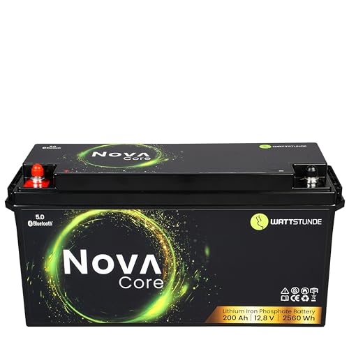 WATTSTUNDE NOVA Core 200Ah Lithium Batterie LiFePO4 (Core, 200 Ah)