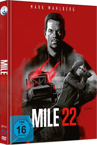 Mile 22 - Mediabook - Cover B - Limited Edition auf 444 Stück (+ DVD) [Blu-ray]