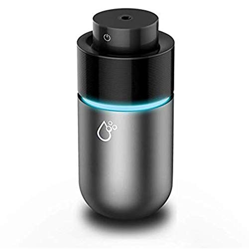 FAMKIT USB-Auto-Luftbefeuchter, 200 ml, tragbarer Mini-Luftreiniger, Aromatherapie-Luftbefeuchter mit 7 Farben Licht für Auto, Zuhause, Büro