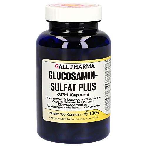 Gall Pharma Glucosaminsulfat Plus GPH Kapseln , 1er Pack (1 x 180 Stück)