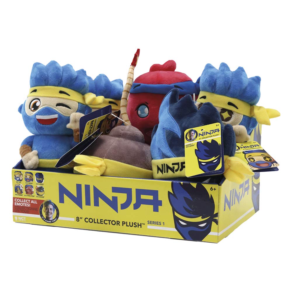 Toy Partner 29028 Ninja-Mini-Plüsch, 20 cm, Sortiert