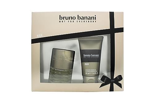 Bruno Banani Man Duftset Eau de Toilette 30ml + Showergel 50ml, 1er Pack (1 x 80 ml)