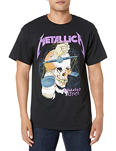 Metallica Herren MT-50040188-LG T-Shirt, schwarz, Groß