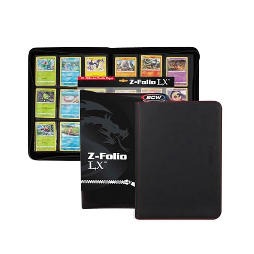 BCW Z-Folio 9-Pocket LX Portfolio Black