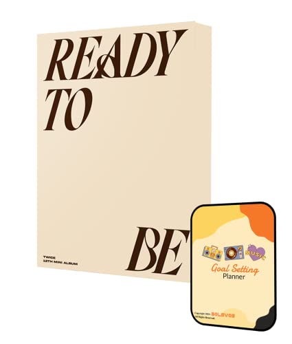 TWICE READY TO BE Album [BE Ver.]+Pre Order Benefits+BolsVos Exclusive K-POP Inspired Digital Merches (Goal Setting Planner, Sticker Pack)