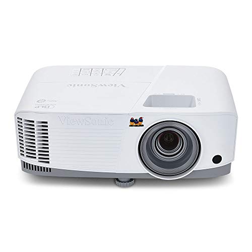 Viewsonic PA503X DLP Projektor (XGA, 3.600 ANSI Lumen, HDMI, 2 Watt Lautsprecher,1.1x optischer Zoom) Weiß-Grau