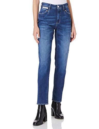 Herrlicher Damen Piper HI Conic Organic Denim Jeans, Blue Desire 866, W29/L30