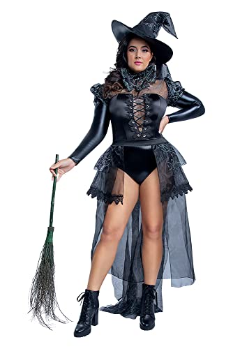 Starline Plus Size Wicked Witch Fancy Dress Costume for Women's 4X