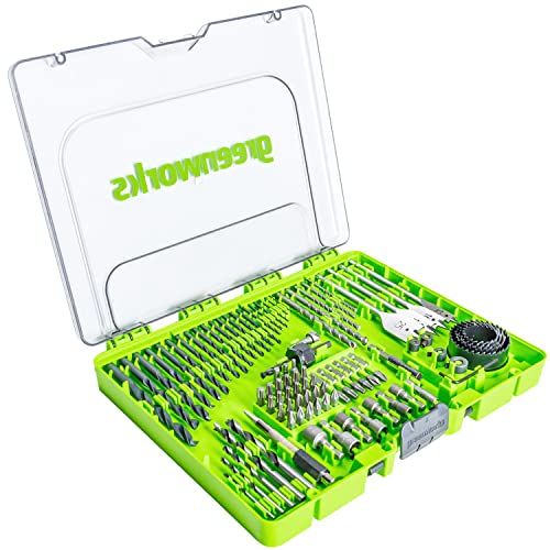 Greenworks Bohr- und Schrauberbits (90 Teile umfassendes Set aus Pick and Click Bits passend für alle Bohrmaschinen und Akku-Schrauber)