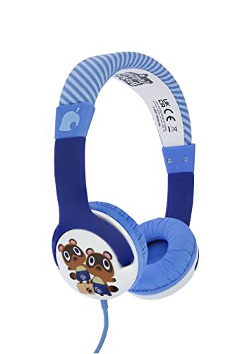 OTL Technologies Kids Headphones - Animal Crossing Timmy and Tommy Wired Headphones Blue