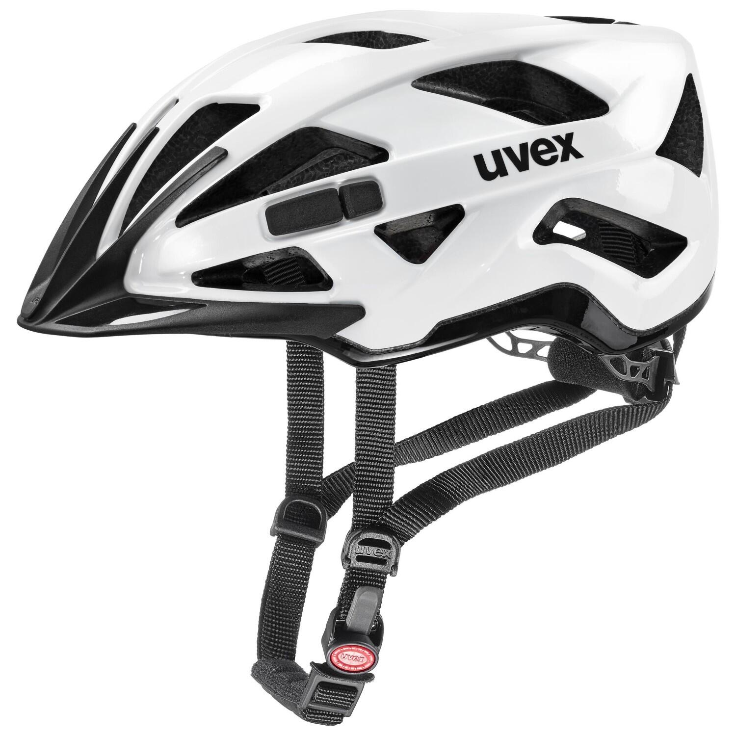 uvex Unisex - Erwachsene Active Fahrradhelm, Weiß, 56-60