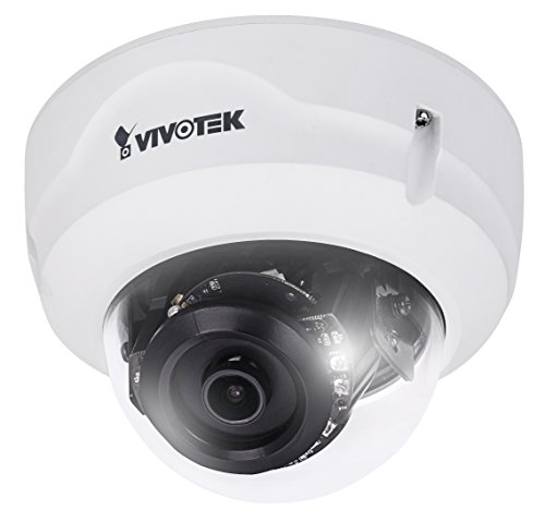 VIVOTEK IP Dome Kamera | Netzwerk Überwachungskamera | Outdoor Überwachung Tag und Nacht | 2,8 mm Objektiv