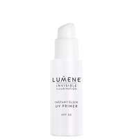 Lumene Invisible Illumination Instant Glow LSF 30 UV Primer 30 ml, strahlungsverstärkendes Gesichtsfluid mit aufhellendem nordischem Weidenholz, Algenextrakten und Vitamin E