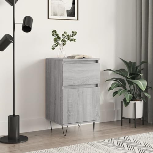 DIGBYS Sideboard Grau Sonoma 40x35x70cm Holzwerkstoff