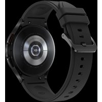 Samsung Galaxy Watch4 Classic - 46 mm - schwarz - intelligente Uhr mit Ridge Sport Band - Flouroelastomer - schwarz - Anzeige 3.46 cm (1.4) - 16 GB - NFC, Wi-Fi, Bluetooth - 4G - 52 g - Sonderposten