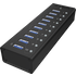 ICY IB-AC6110 - USB 3.0 10-Port Hub, Aluminium