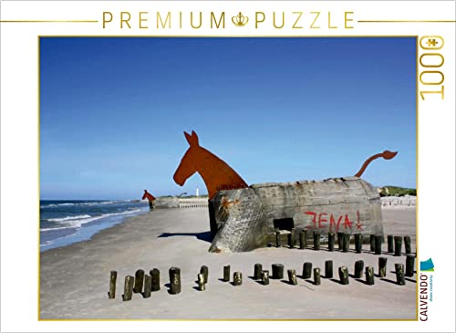 CALVENDO Puzzle Am Strand von Blåvand (Blavand) 1000 Teile Lege-Größe 64 x 48 cm Foto-Puzzle Bild von Steffani Lehmann