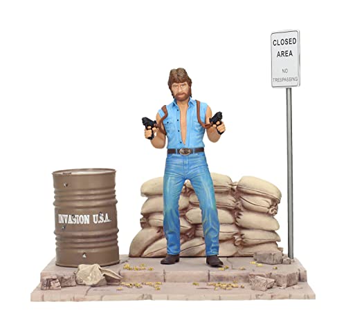 SD toys Matt Hunter (Chuck Norris) Set mit Diorama. Figur 18 cm Tough Guy MGM, Mehrfarbig (SDTMGM20076)