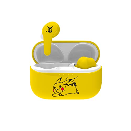 OTL Technologies Bluetooth-Kopfhörer V5.0 für Kinder Pokemon Pikachu mit Ladebox
