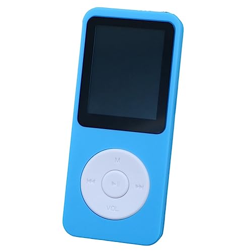 Epodmalx Tragbares 4,6 cm (1,8 Zoll) Farbdisplay, kompatibel mit Bluetooth, E-Books, Sport, MP3, MP4, FM, Musik-Player für Kinder, Weihnachtsgeschenke, Blau