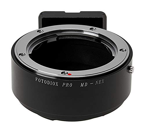 Fotodiox Pro Lens Mount Adapter, Minolta MD/MC/SR Rokkor Lens to Sony Alpha E-Mount Camera (APS-C & Full Frame such as NEX-5, NEX-7 & α7)