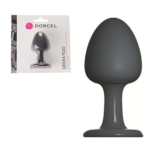 DORCEL | Silikon-Plug GEISHA schwarz 7,5 cm