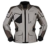 Modeka Panamericana 2 Motorrad Textiljacke (Grey/Brown,4XL)