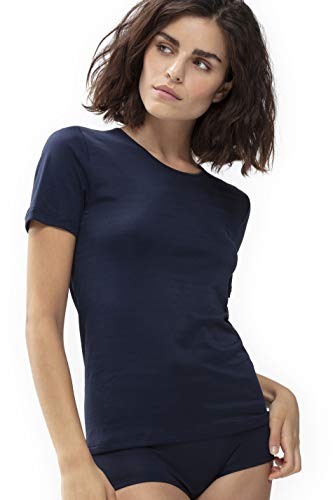 Mey Basics Serie Emotion Damen Shirts 1/2 Arm Blau 46
