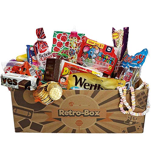 Retro-Box Überraschungsbox mit verschiedenen Highlights