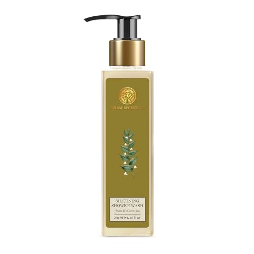 Forest Essentials Oudh and Green Tea Silkening Shower Wash, 200ml