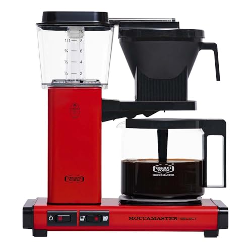 Moccamaster Filter Kaffeemaschine KBG Select, 1.25 Liter, 1520 W, Red