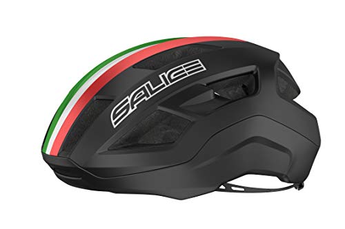 Salice Bike Helmet Size M-L 58-61 Schwarz Italien VENTOXL, Unisex Erwachsene