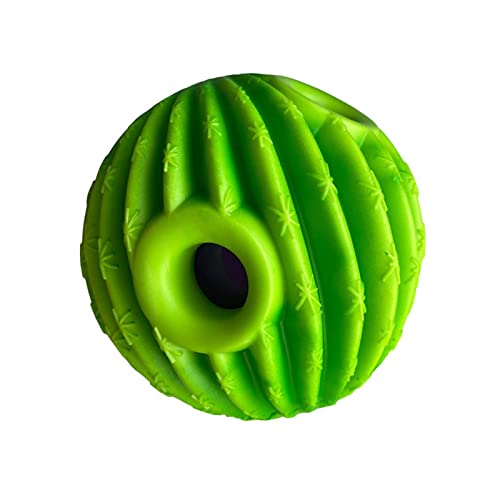 KONIEEJN Pet Dog Toy Interactive Giggle Ball Dog Toy Wobble Funny Pet Ball Chewing Play Touch Wag Training Supply Safe Green Toy
