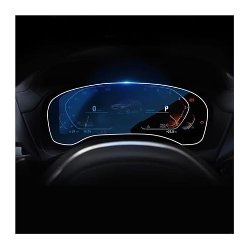 FIYFIOW Schutzfolie Auto Navigation Glas Gehärtetes Glas Auto Navigation Screen Protector Film Dashboard Display-schutzfolie Für X3 Für X4 G01 G02 2018-2020 (Size : Without hole)