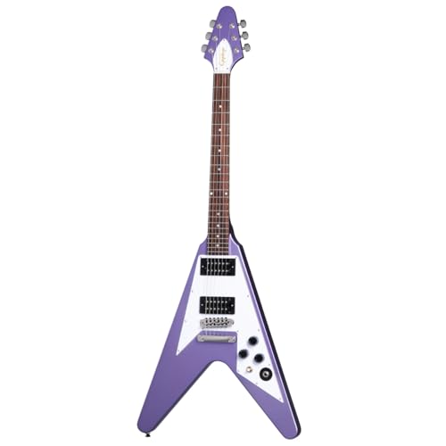 Epiphone Kirk Hammett 1979 Flying V Purple Metallic - E-Gitarre
