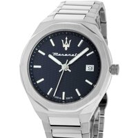 Maserati Herren Uhr, Stile Kollektion, Quarzwerk, Zeit und Datum, aus Edelstahl - R8853142006
