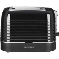 GUTFELS 2-Scheiben-Toaster TOAST 3300 C | Integrierter Brötchenaufsatz | Toast-Zentrierung | Perfektes Toast-Ergebnis | Krümelschublade | Höhenlift | 1050 Watt