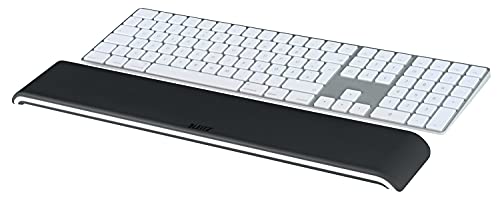 Leitz Ergo WOW verstellbare Tastatur-Handgelenkauflage, Zwei Höheneinstellungen, Schwarz/Weiß, 65230095