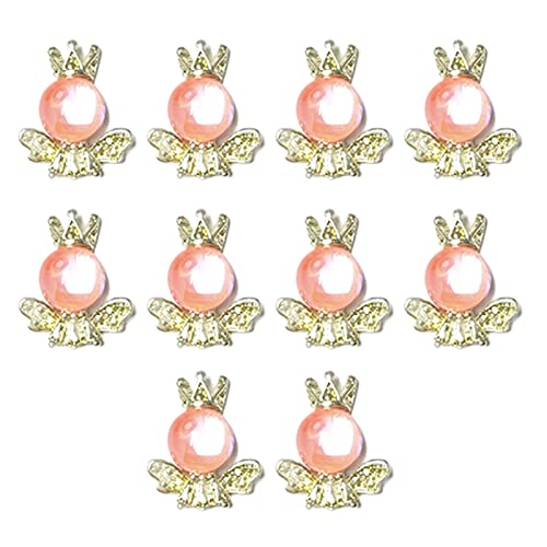 Nail Art Jewelry Super Shiny Long Lasting Fashion 3D Crown Nail Art Decoration Jewelry Birthday Gift A 5 Pcs