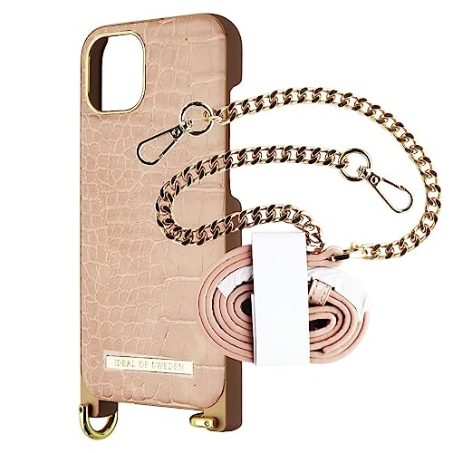 iDeal Of Sweden Atelier Necklace Hülle für iPhone 13 - Misty Rose Croco