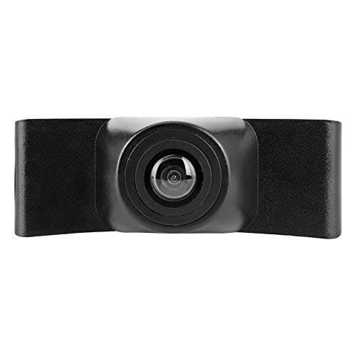Kuuleyn Autokamera, ABS IP67 Wasserdicht Schwarz 170 Grad Ultra-Wide Frontkamera Nachtsicht Einparkhilfe Passend für PKW LKW Vans Wohnmobile