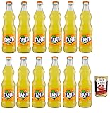 12x Fanta Aranciata Erfrischendes Getränk,Kohlensäurehaltiges Getränk mit Orangensaft,Einweg-Glasflasche 33cl + Italian Gourmet Polpa di Pomodoro 400g Dose