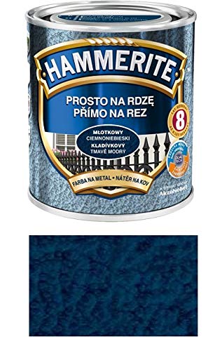 Hammerite Metallschutz-lack Lack Rostschutz 2,5 l Hammerschlag (Hammerschlag Dunkelblau)