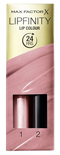 2 x Max Factor Lipfinity Lipstick Two Step New In Box - 395 So Exquisite